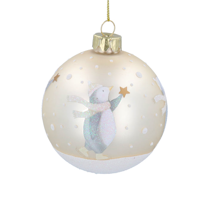 Matt Pale Gold Babys 1st Christmas w Peng