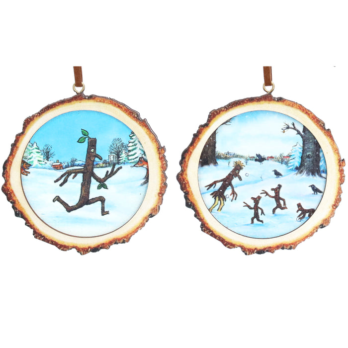 Stick Man Wood Log Dec, 2as