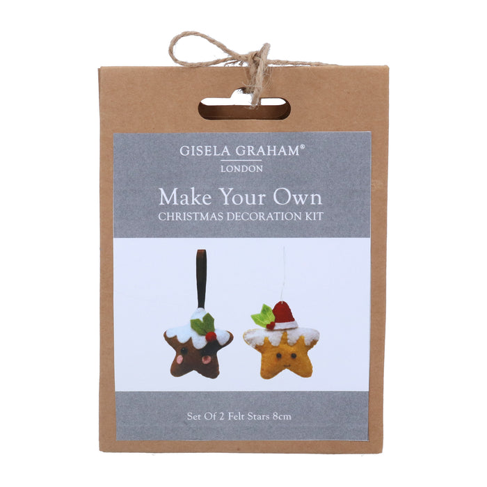 Make-Your-Own Santa/Pudding Star Dec Kit,