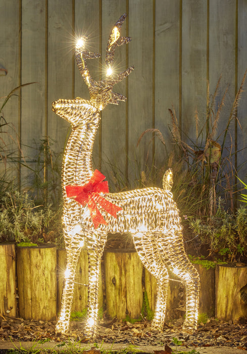 GlitterTwist Reindeer 100cm - Gold, LV