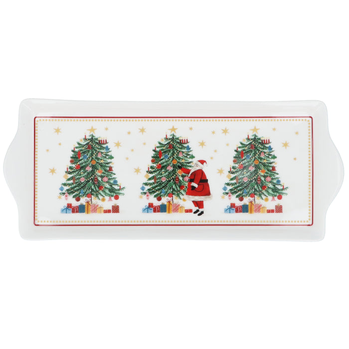 Nostalgia Santa/Tree New Bone China Recta