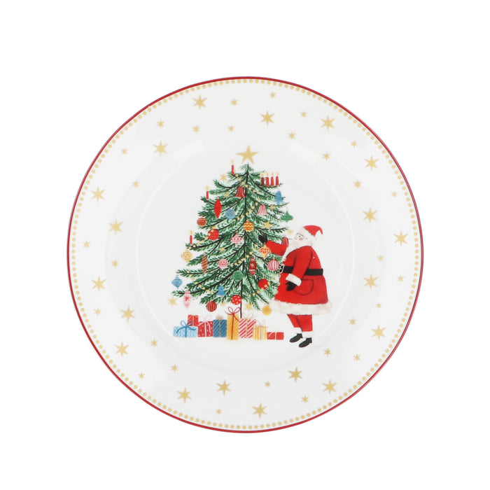Nostalgia Santa/Tree New Bone China Small