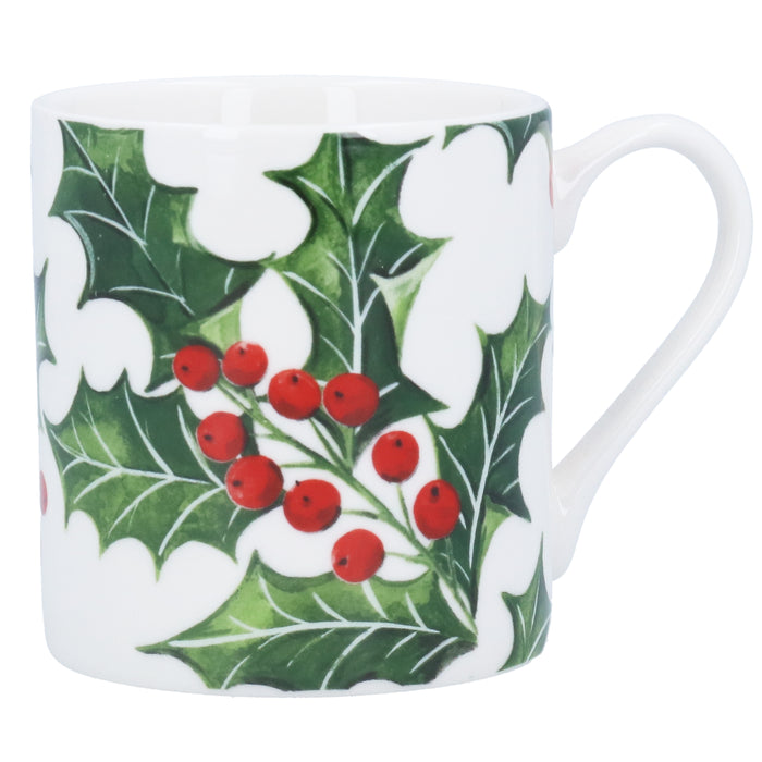 Holly New Bone China Mug