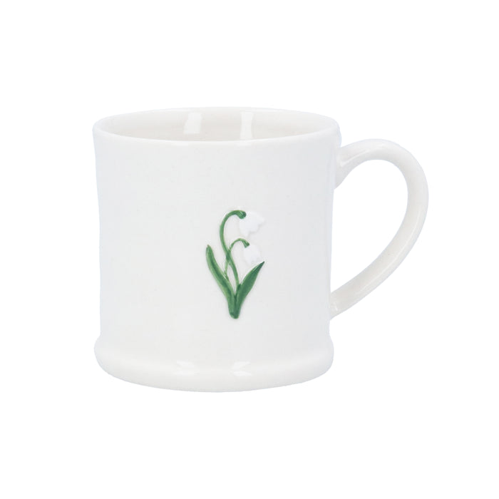 Stoneware Mini Mug - Snowdrops