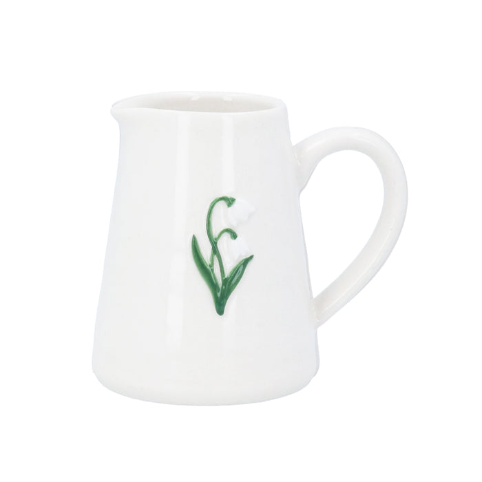 Stoneware Mini Jug - Snowdrops
