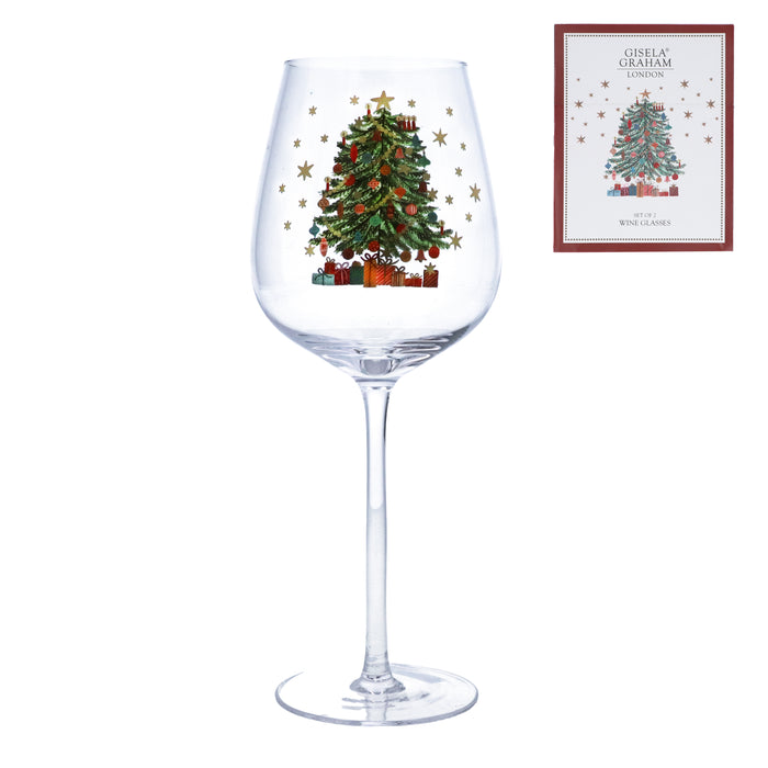 Nostalgia Tree Wine Glass, Box/2
