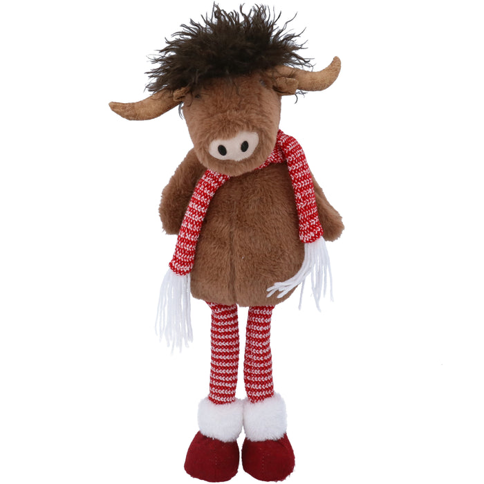 Plush Standing Highland Cow Orn