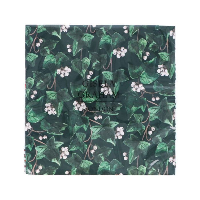 Ivy & White Berries Napkins, Pack/20