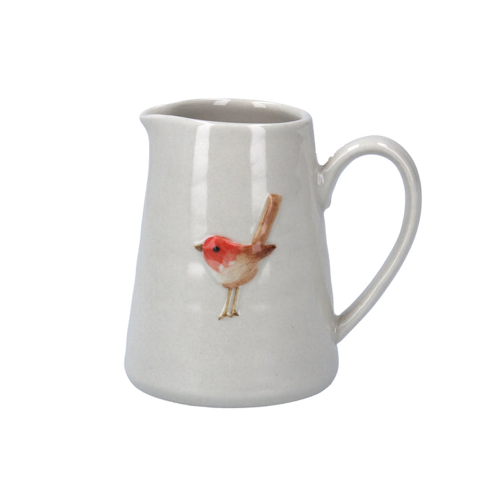 Stoneware Mini Jug - Robin