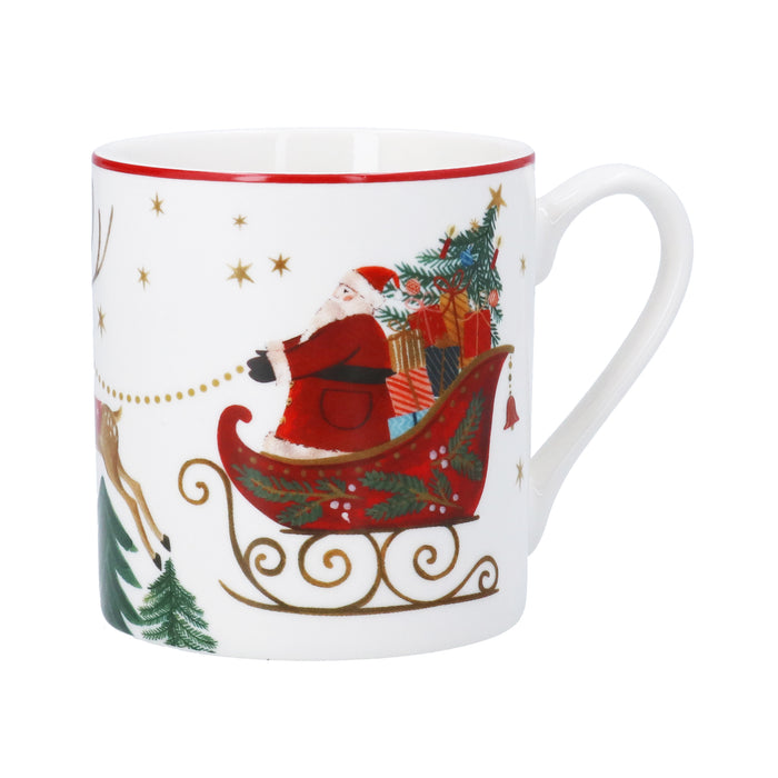Bone China Mug - Nostalgia Sleigh