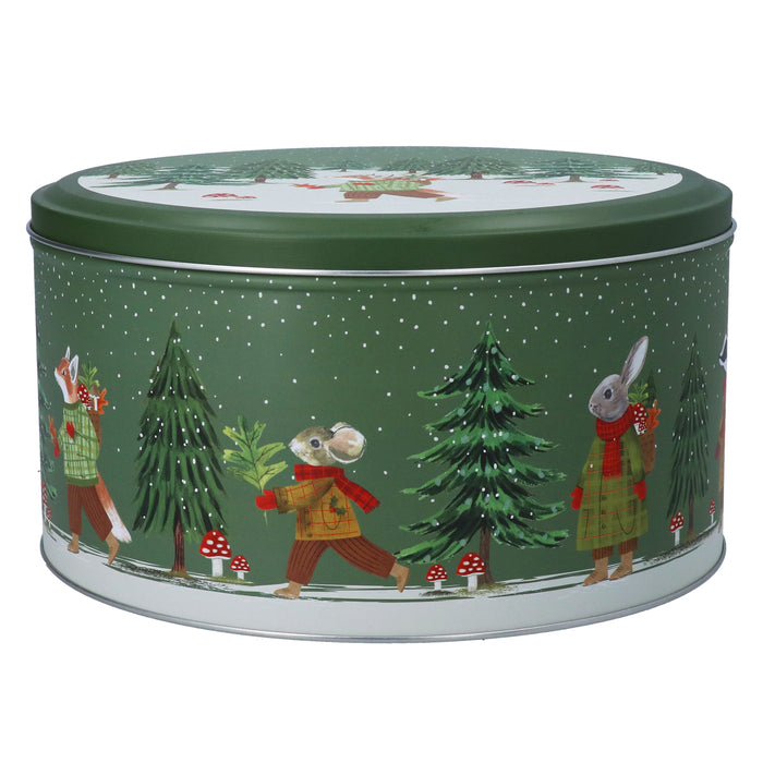 Cake Tin - Woodland Scene
