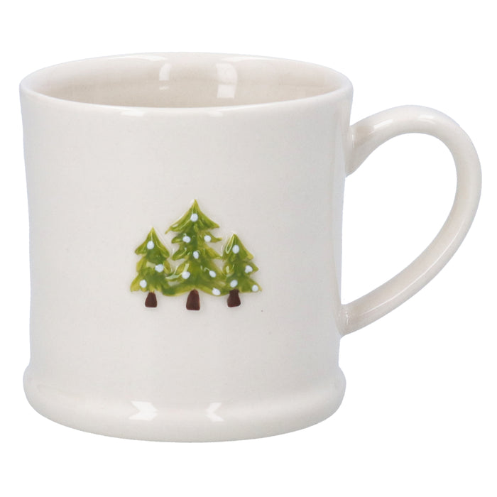Stoneware Mini Mug - Trees