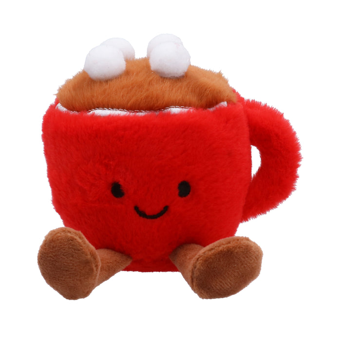 Plush Toy, 16cm - Happy Hot Choc w Marshmallows