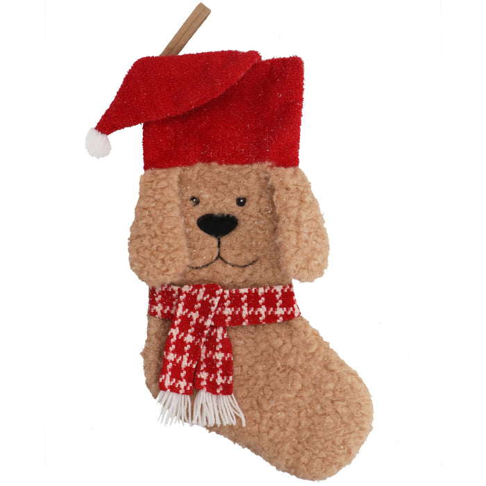 Fabric Stocking, 63cm - Dog