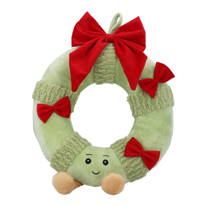 Doorstop/Shelf Sitter - Happy Wreath