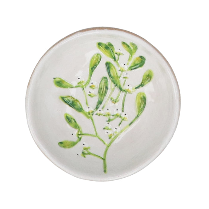 Stoneware Bowl, Sml - Mistletoe