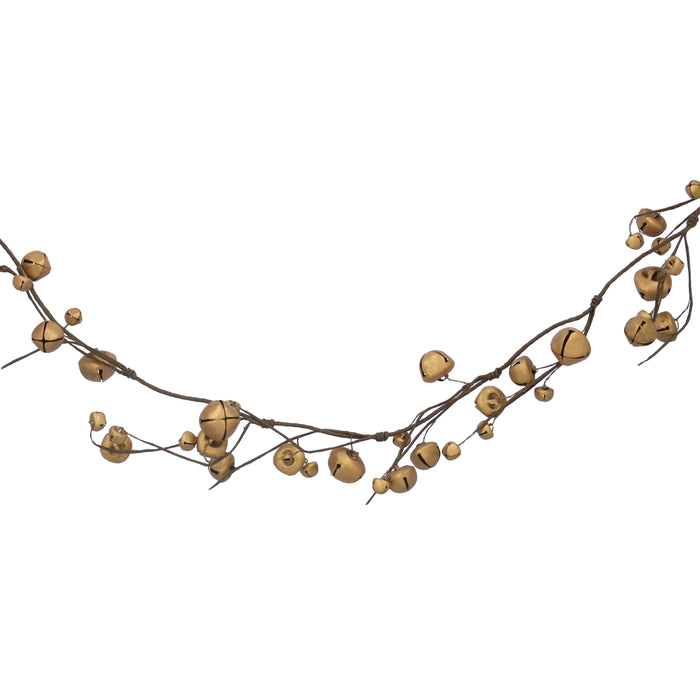 Gold Bells Twig Garland
