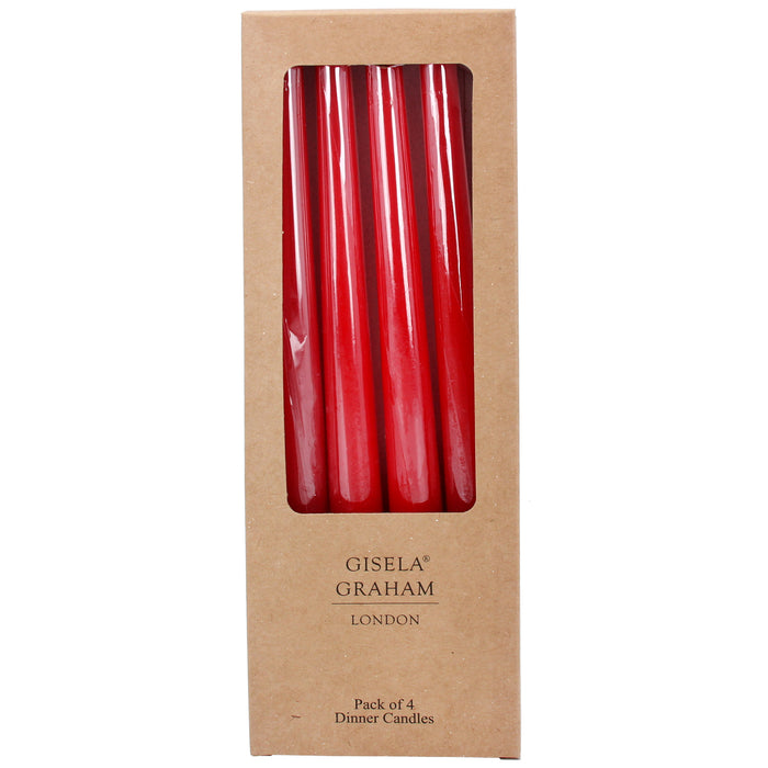 Red Taper Dinner Candle
