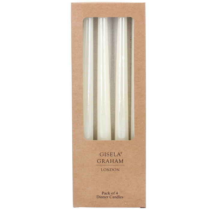 Cream Taper Dinner Candle