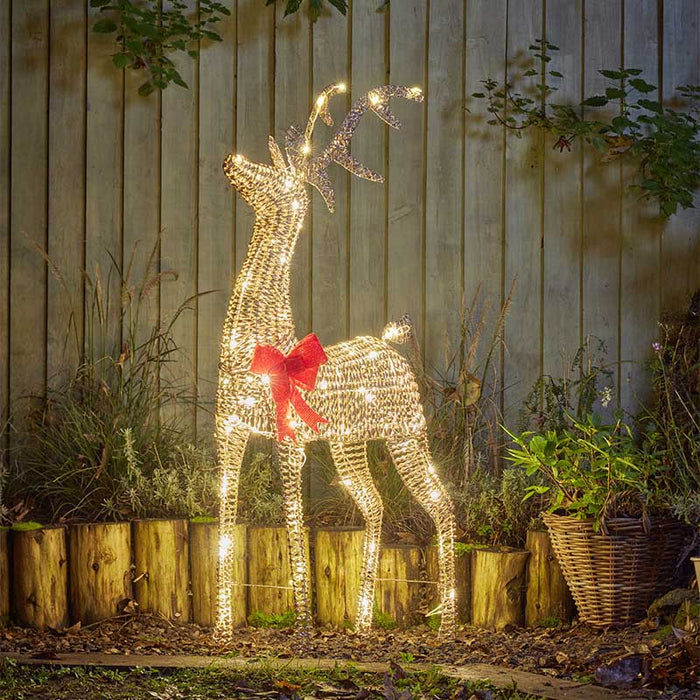 GlitterTwist Reindeer 115cm - Gold, LV