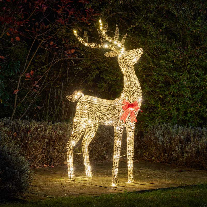 GlitterTwist Reindeer 140cm - Gold, LV