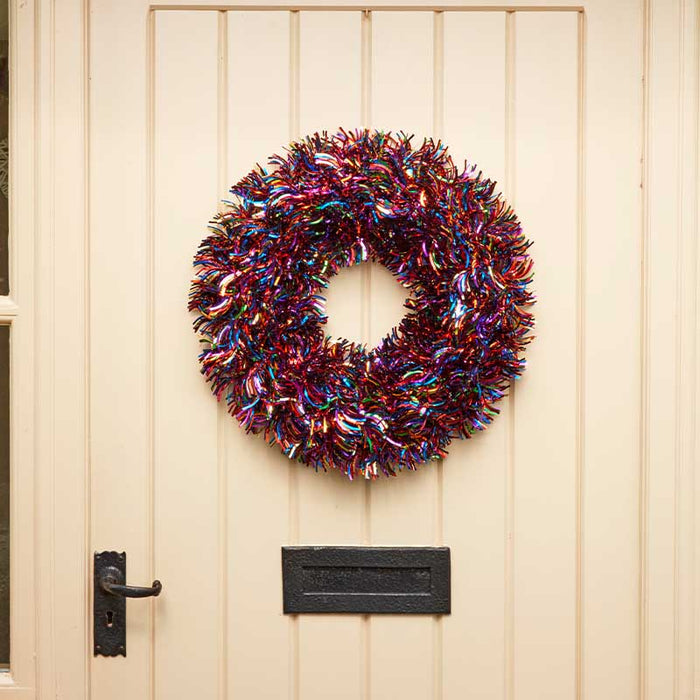 X-Bling! Tinsel Wreath - 45cm