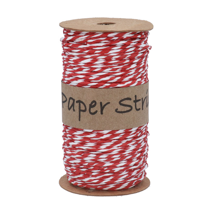 Red, White String Spool, 50m
