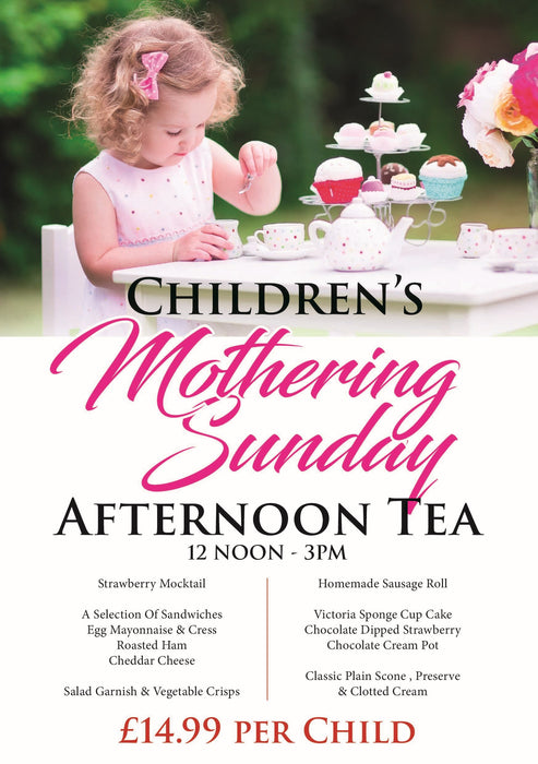 Childrens Mothering Sunday Afternoon Tea