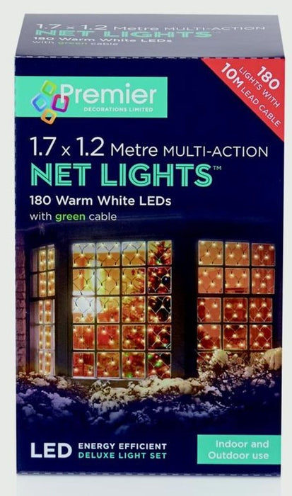 1.75x1.2m 180L M-A Net Light Warm White L