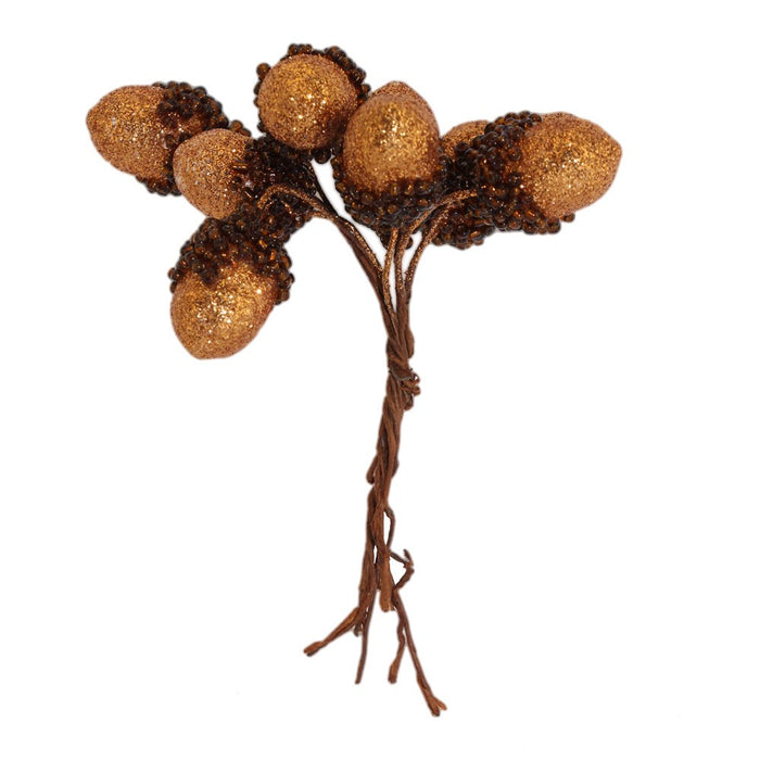 Pick 11cm - Copper Acorn Bunch