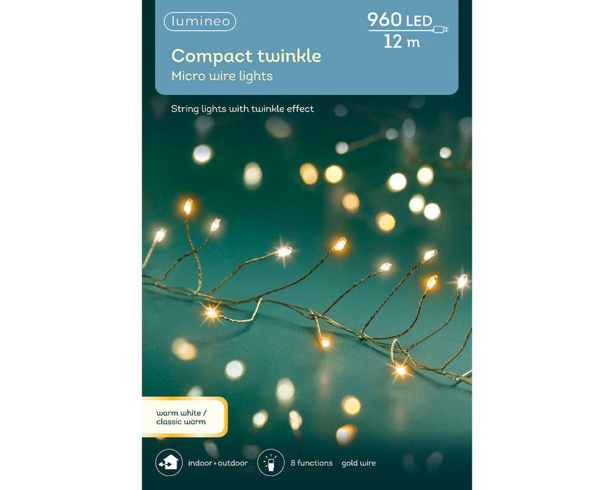 Micro LED Compact Lights Twinkle Effect O 1200 cm