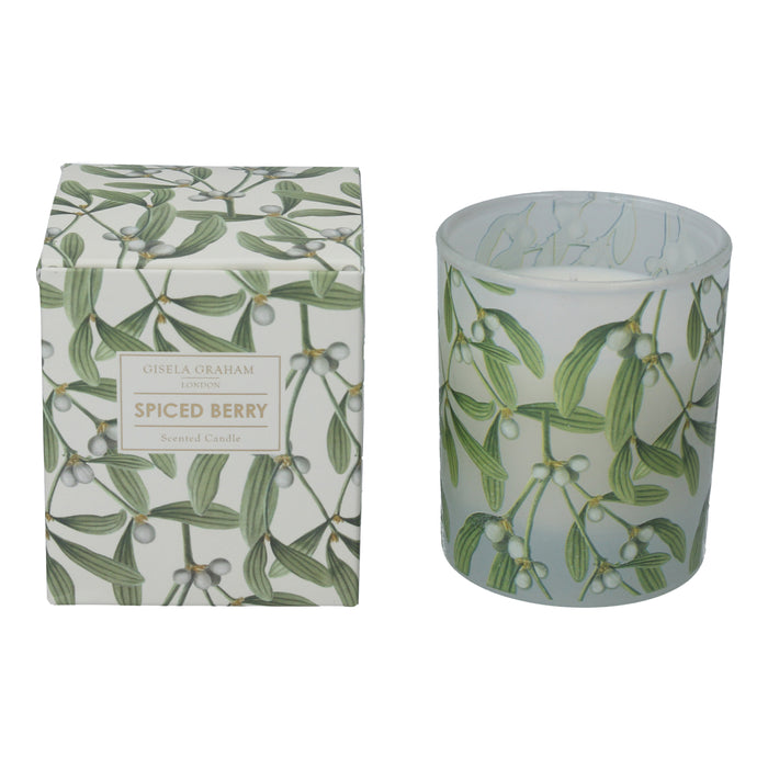 Mistletoe Boxed Candle Pot, Lge,  (LxWxD)