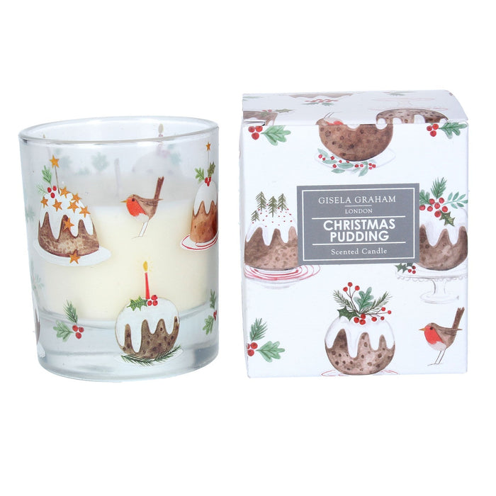 Scented Boxed Candle - Plum Pudding, Lge