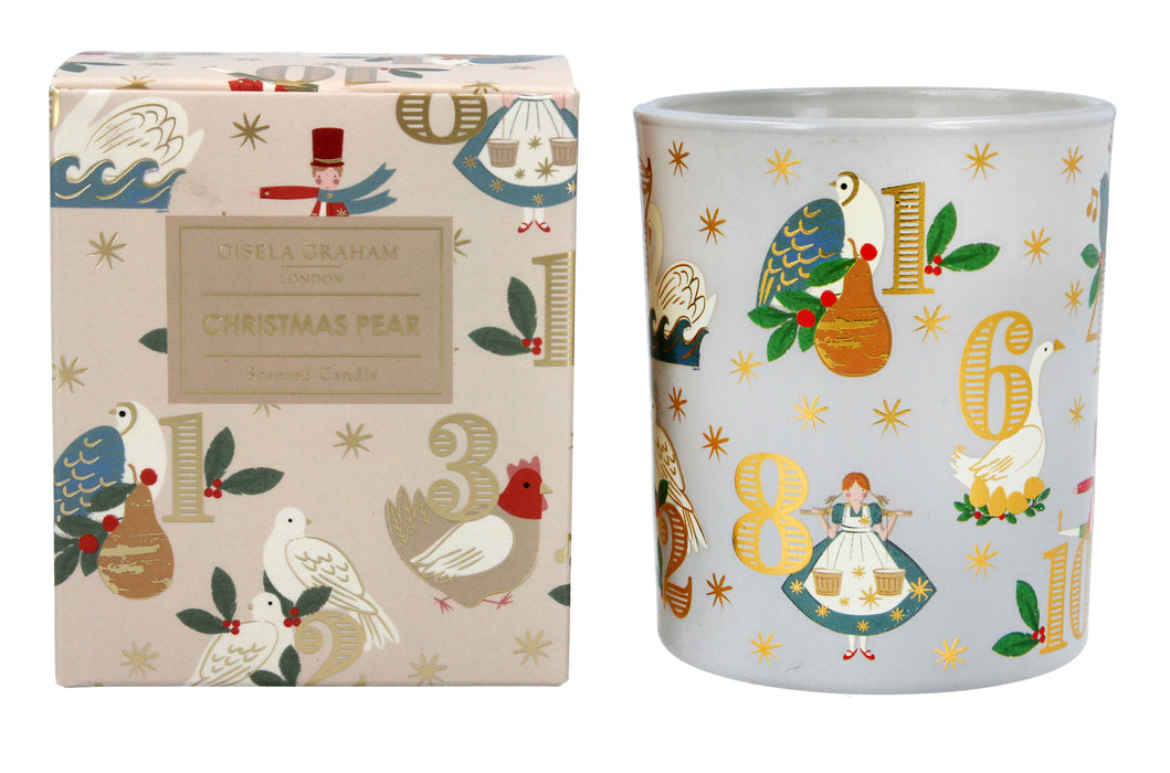 12 Days Boxed Candle Pot, Lge