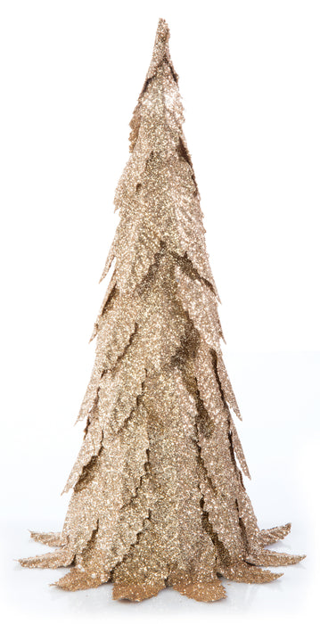 29x10cm Gold Christmas Tree