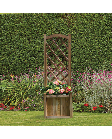 planter with trellis uk Melrose Planter with Trellis — Willowbrook Garden Centre