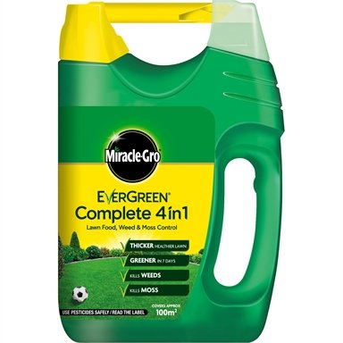 Complete 4 in 1 Lawn Food, Weed & Moss Control